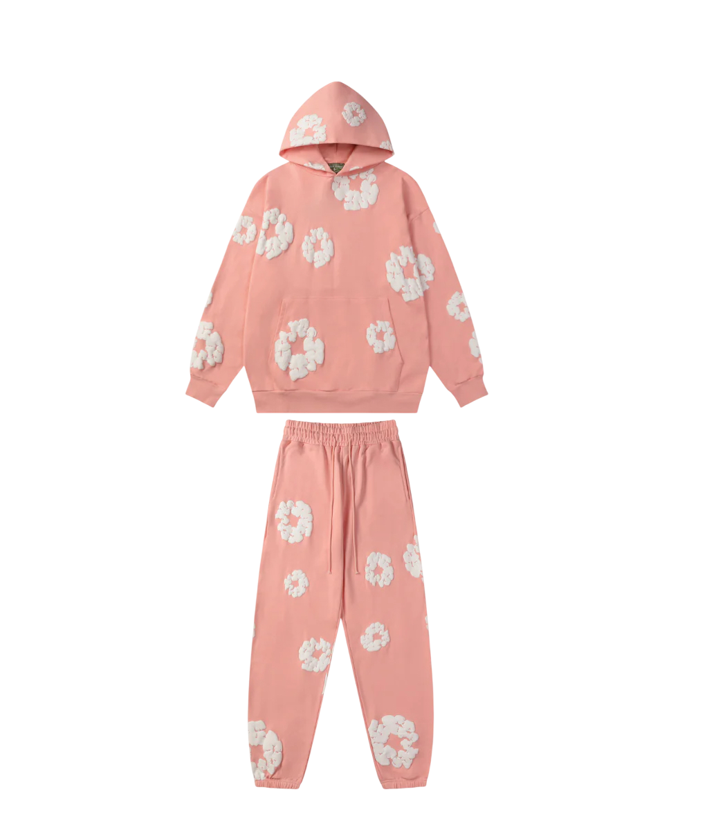 Lokera- Rose Blumenmuster Tracksuit